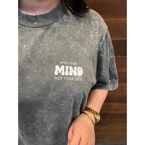 OPEN YOUR MIND - OVERSIZE VINTAGE ACID WASH