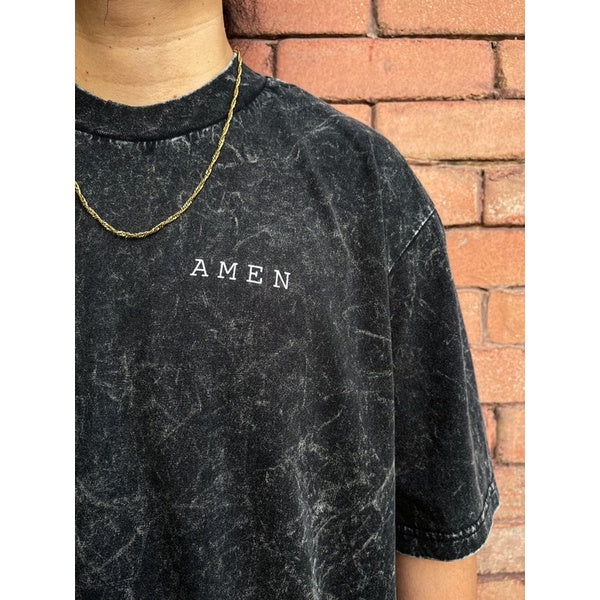 SEEK GOD - OVERSIZE VINTAGE ACID WASH