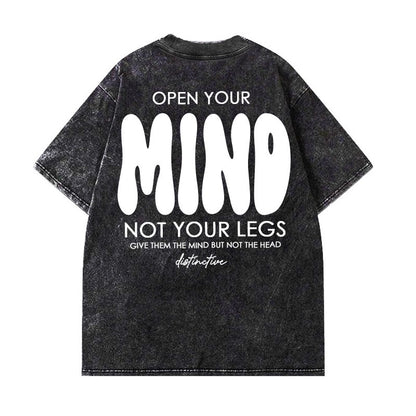 OPEN YOUR MIND - OVERSIZE VINTAGE ACID WASH