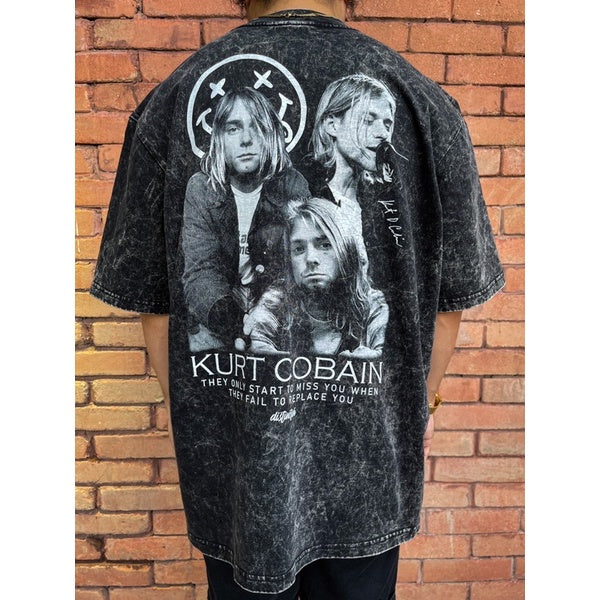 COBAIN - OVERSIZE VINTAGE ACID WASH