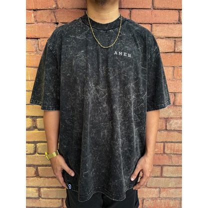 SEEK GOD - OVERSIZE VINTAGE ACID WASH