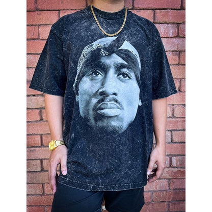 TUPAC - OVERSIZE VINTAGE ACID WASH