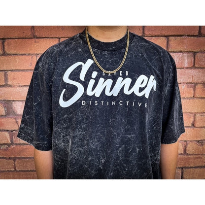 SINNER V2 - OVERSIZE VINTAGE ACID WASH