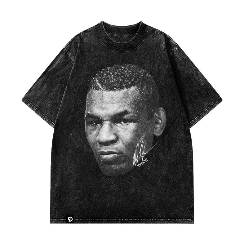 MIKE TYSON - OVERSIZE VINTAGE ACID WASH