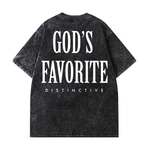 GODS FAVORITE - OVERSIZE VINTAGE ACID WASH