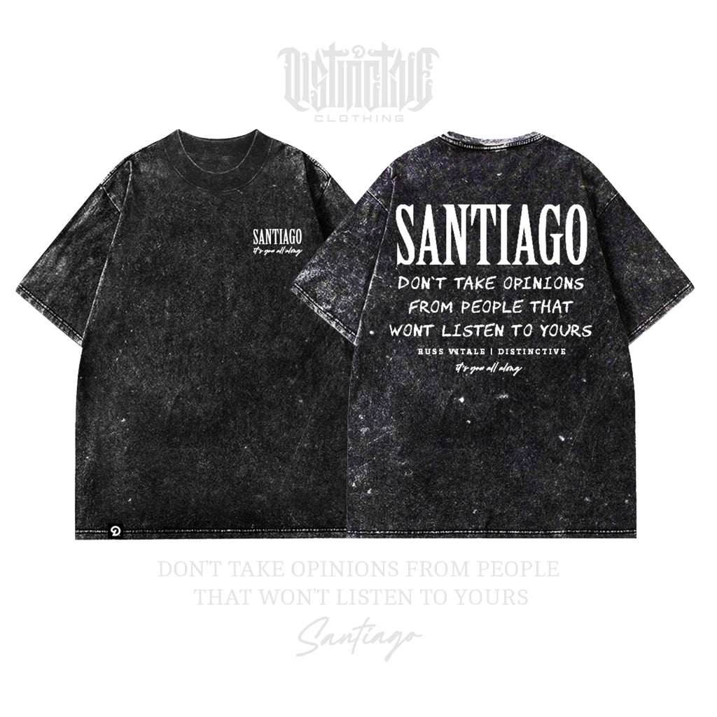 SANTIAGO - OVERSIZE VINTAGE ACID WASH