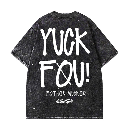 YUCK FOU - OVERSIZE VINTAGE ACID WASH