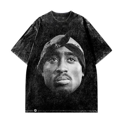 TUPAC - OVERSIZE VINTAGE ACID WASH