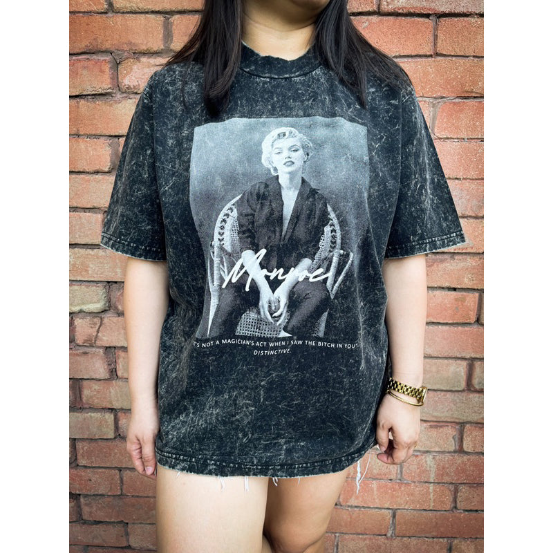 MARILYN MONROE - OVERSIZE VINTAGE ACID WASH